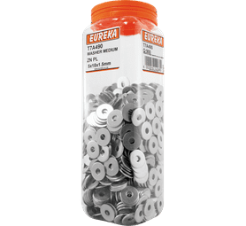 Eureka 900 x Medium Zinc Plated Washers 5 x 18 x 1.5 mm