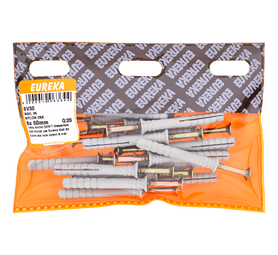 Eureka 6V30 8 x 60 mm Nail In Nylon Countersunk 20 Pack