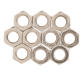 Build and Fix 10 x M12 Stainless Steel Hex Nuts