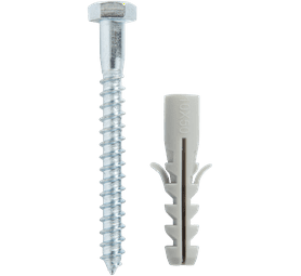 Build and Fix BP-CSP0875-Q50 50 x Coach Screws and Plugs 8 x 75 mm