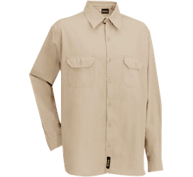 Beck Cotton Long Sleeve Shirt Stone S