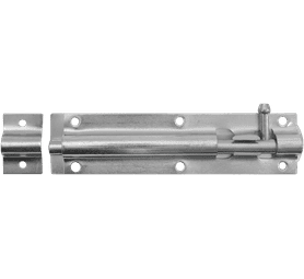 Build and Fix 100 mm Straight Barrel Bolt Chrome Plated