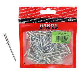 Rutherford 100 x Peeled Rivets 12 x 4 mm