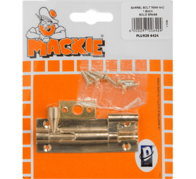 Mackie Barrel Bolt Neck Brass 75 mm