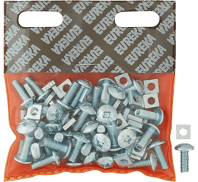 Build and Fix 6 x 16 mm Gutter Bolt and Nut 40 Pack