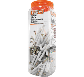 Eureka 6 x 55 mm Nail In White Rimmed Q75
