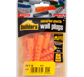Build and Fix 12 x Wall Plugs 12 x 60 mm