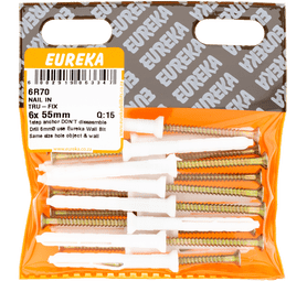 Eureka 6R70 15 x Nail In Tru Fix 6 x 55 mm