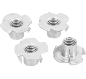RJK Threaded Nut M6 Steel 4 Pack