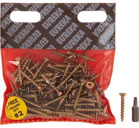 Eureka 1FE20U 4 x 30 mm Cut Screw Full Thread 100 Pack