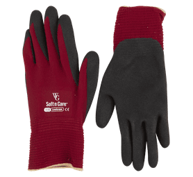 Towa Medium Landscape Garden Glove Burgundy Size 8