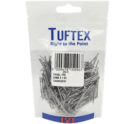 Tuftex Panel Pins 25 x 1.5 mm