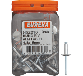 Eureka Large Flange Blind Rivet 4.8 x 15 mm