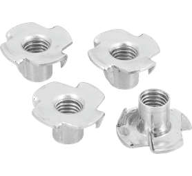 RJK Threaded Nut M8 Steel 4 Pack
