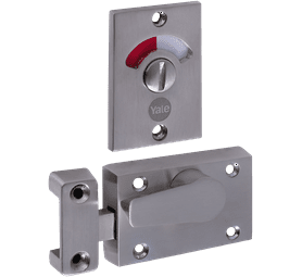 Yale Indicator Bolt Lock Satin Chrome