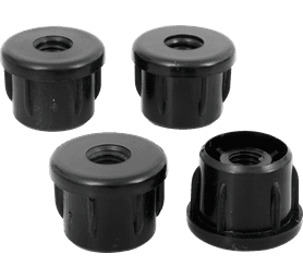 RJK Plug Threaded M10 Round 32 mm 4 Pack