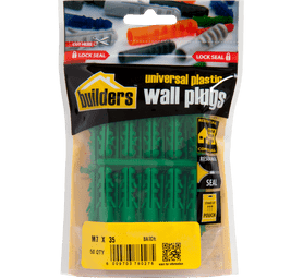 Build and Fix 50 x Wall Plugs 7 x 35 mm