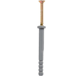Build and Fix 12 x Nylon Nail in Anchors 6 x 55 mm