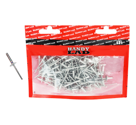 Rutherford 50 x Large Flange Aluminium Rivets 24 x 4.8 mm