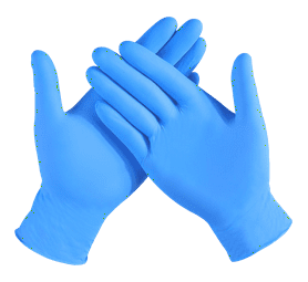 Medspot Health Powder Free Nitrile Gloves Blue Extra Large