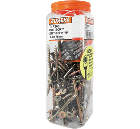 Eureka 6 x 75 mm Cut-Screw Smooth Shank Yp Q75