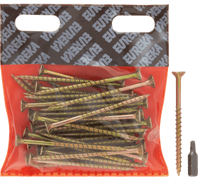 Eureka 1FE80U 5 x 75 mm Cut Screw Smooth Shank 30 Pack