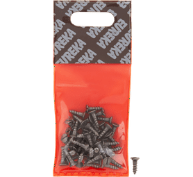 Eureka 1BJ10U 3.5 x 13 mm W/Screw Countersunk Steel 50 Pack