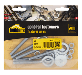Build and Fix 6 x M8 Expansion Bolts with Nut and Washer 8 mm