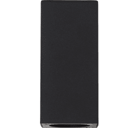 Design House LED Single Square Wall Washer Black