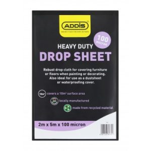 Addis Drop Sheet 100 Micron 2000mm X 5M