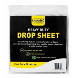 Addis Drop Sheet 50Micron 2000mm X 3M