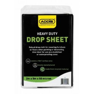 Addis Drop Sheet 50Micron 2000mm X 5M