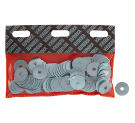 Eureka 100 x Flat Washers 5 x 25 x 1.5 mm