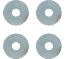 Eureka 4 x Flat Washers 12 x 45 x 1.5 mm