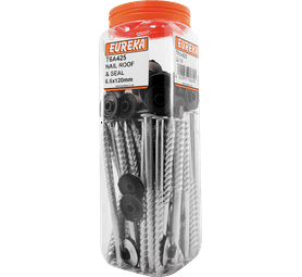Roof Nail Seal Silver 6 mm x 120 mm