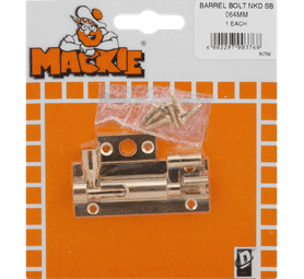 Mackie Barrel Bolt Neck Brass 64 mm