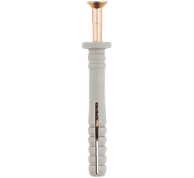 Safe Top 100 x Nylon Nail In Anchors 6 x 45 mm