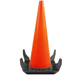 Reflect-O-Site Reflective Site Rebound Safety Cone 750 mm