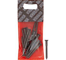 Eureka 1BJ50U 4.5 x 40 mm W/Screw Countersunk Steel 16 Pack