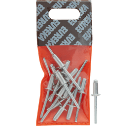 Eureka 15 x Aluminium Open Blind Rivets 4.8 x 12 mm