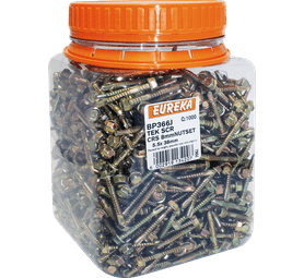 Eureka 5.5 x 38 mm Tek Screw Hex coarse 1000 Pack