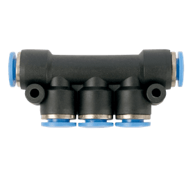 AirCraft 6 mm 3 Port Hose Manifold 6 mm