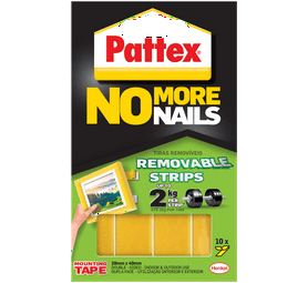 Pattex No More Nails Removable Mounting Strips 2 kg