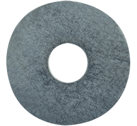Build and Fix 72881 4 x Fender Washers Silver 12 x 45 x 1.5 mm