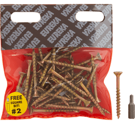 Eureka 1FB70U 5 x 50 mm Cut Screw Smooth Shank 35 Pack