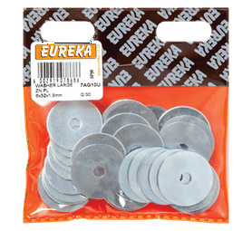 Eureka 30 x Large Flat Washers 6 x 32 x 1.5 mm