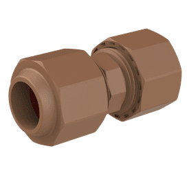 Macneil Untwist Connector Cap Nut Brown 22 mm