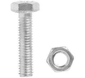 Build and Fix BP-SETN0625-20 20 x Hex Bolts and Nuts Set 6 x 25 mm