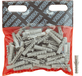 Eureka 3I20 6 x 30 mm Wall Plug Grey 80 Pack