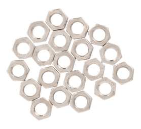 Build and Fix 20 x M5 Stainless Steel Hex Nuts